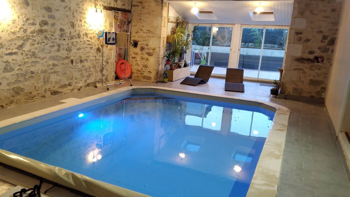 Saint-Cyr-des-Gats House | Cottage 90m2 indoor pool near Puy du Fou