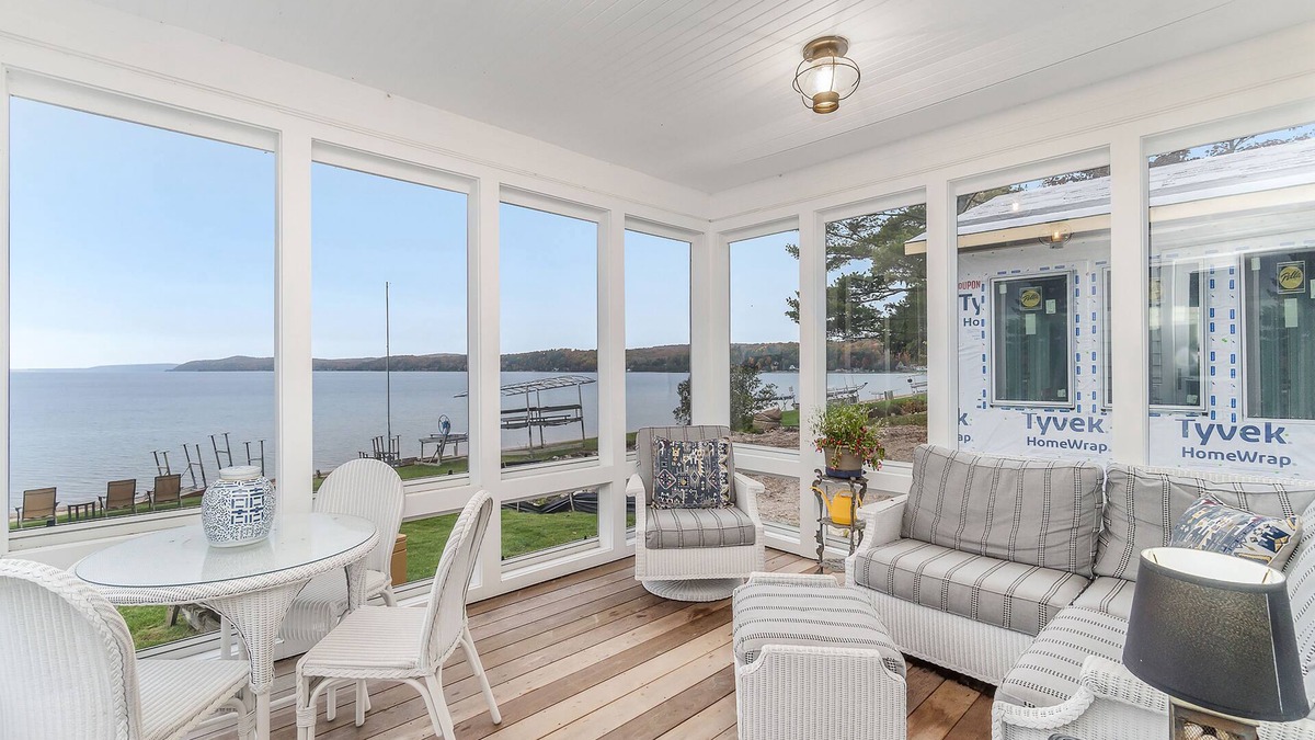 Beulah Cottage | Cottage + Apt w/Prime Location on Crystal Lake, Deck, 2 Grills, 2 Kitchens, WiFi