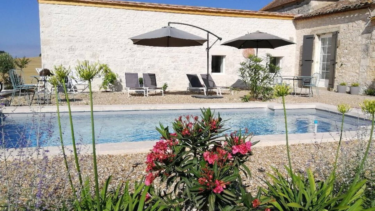 Le Cler House | Cottage (Bamboo) with heated pool near Issigeac