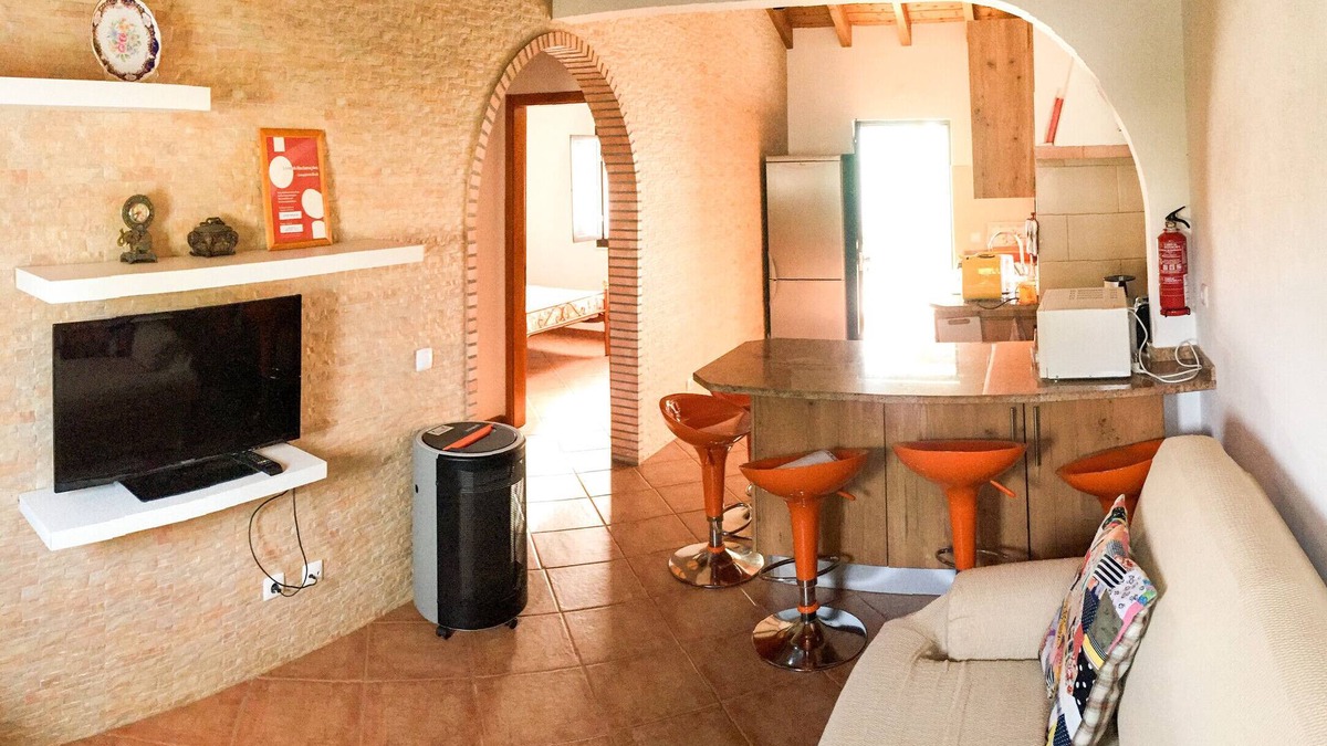 Aldeia de Brescos Cottage | Cottage 'Casas Da Lagoa - T2 Sul' with Private Garden, Balcony and Wi-Fi