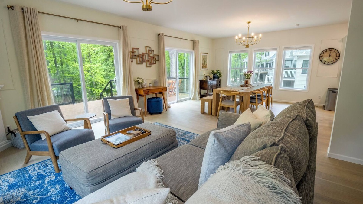 New Buffalo House | Cottage in the Woods + Pool, Fishing Pond