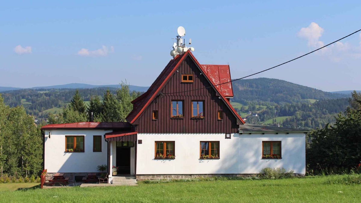 Nova Ves nad Nisou Cottage | Cottage with a view of the Jizera Mountains