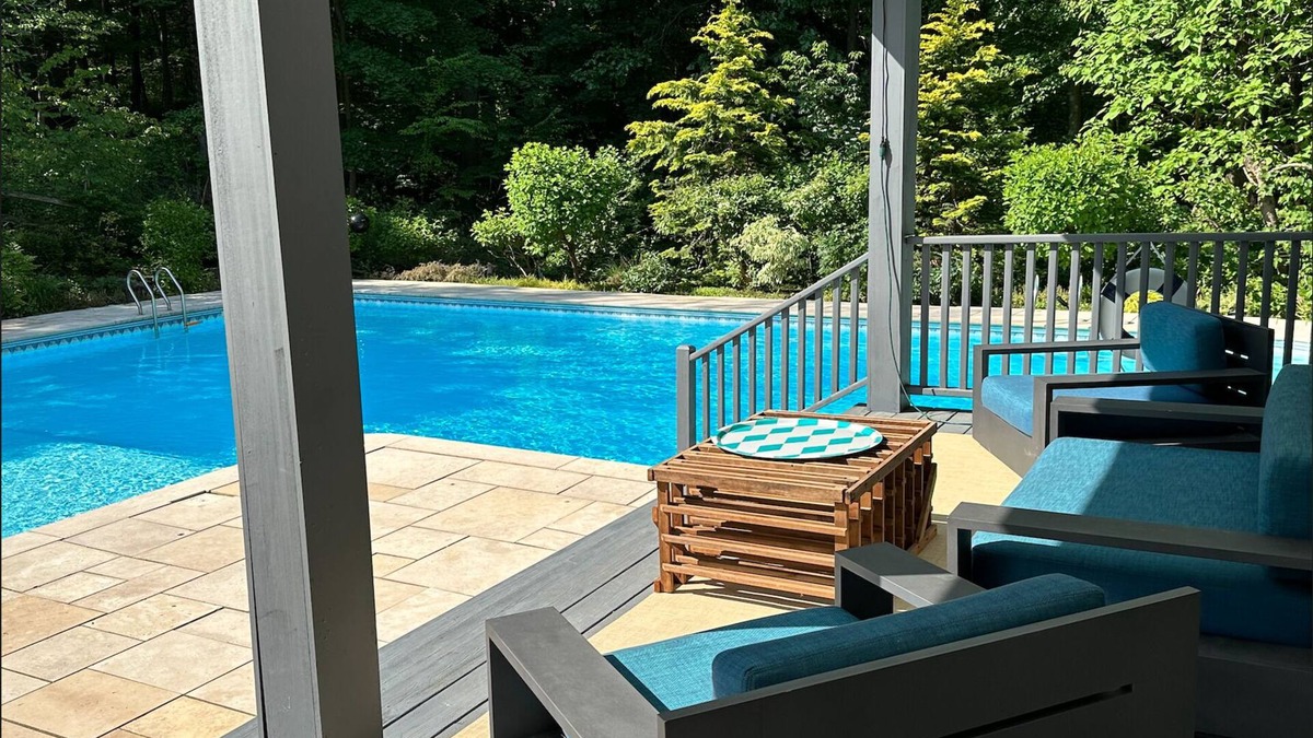 Rhinecliff Cottage | Cottage with Large Pool on 30 Wooded Acres, 90 Minute Train from NYC