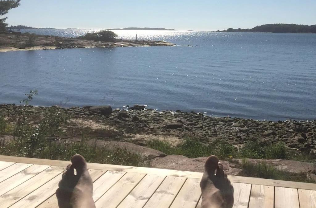 Mariehamn House | Cottage with own beach, seaterrace & pavillion.