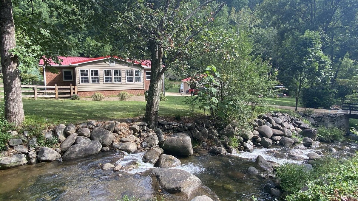 Roseland Cottage | Cottage with stream, mountains, peaceful, quite, secluded, dog friendly.