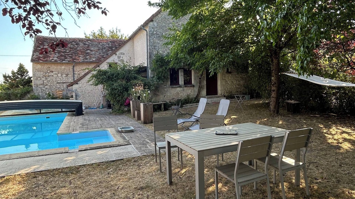 Bossay-sur-Claise House | Country cottage with swimming pool, many visits and activities nearby