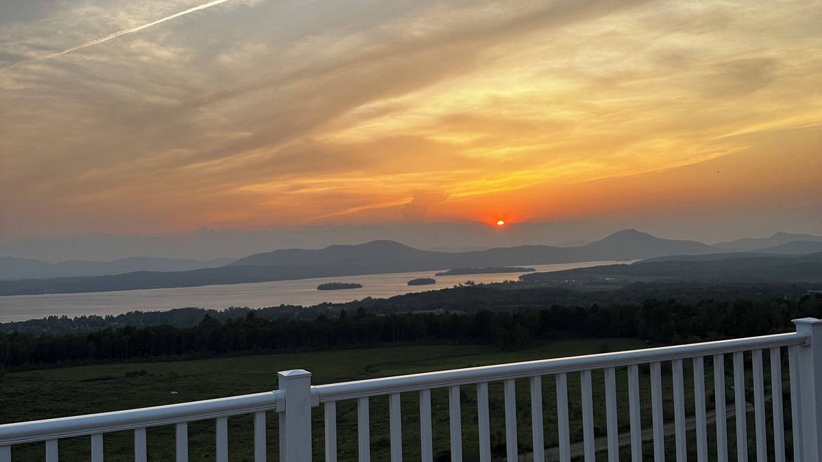 Beebe Plain House | country cozy house on top of the world! stunning lake and mountain views