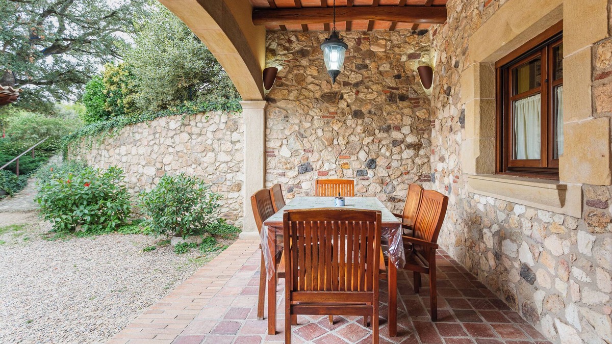 Fogars de la Selva House | Country House 'Mas Vila 3' with Mountain View, Wi-Fi and Air Conditioning