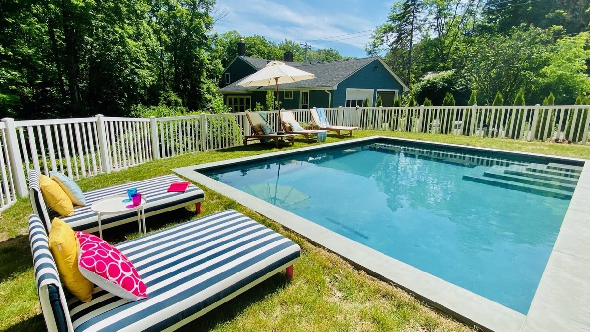 East Hampton House | Country retreat with pool, brook and waterfall, 2 hours from NYC and Boston