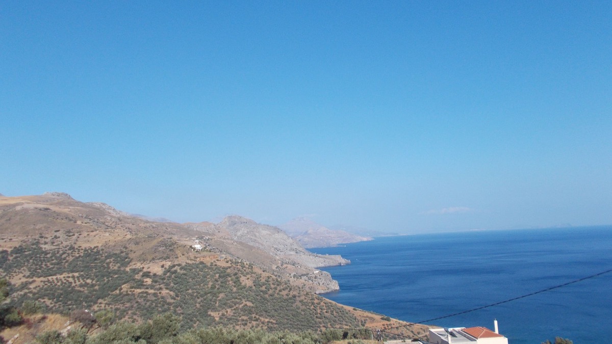 Fragkokastello House | Countryside house overlooking the South Cretan Sea