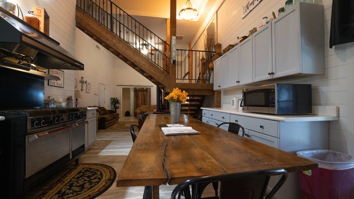 Mount Gilead House | County Retreat in the woods , overlooking beautiful woods and stream n