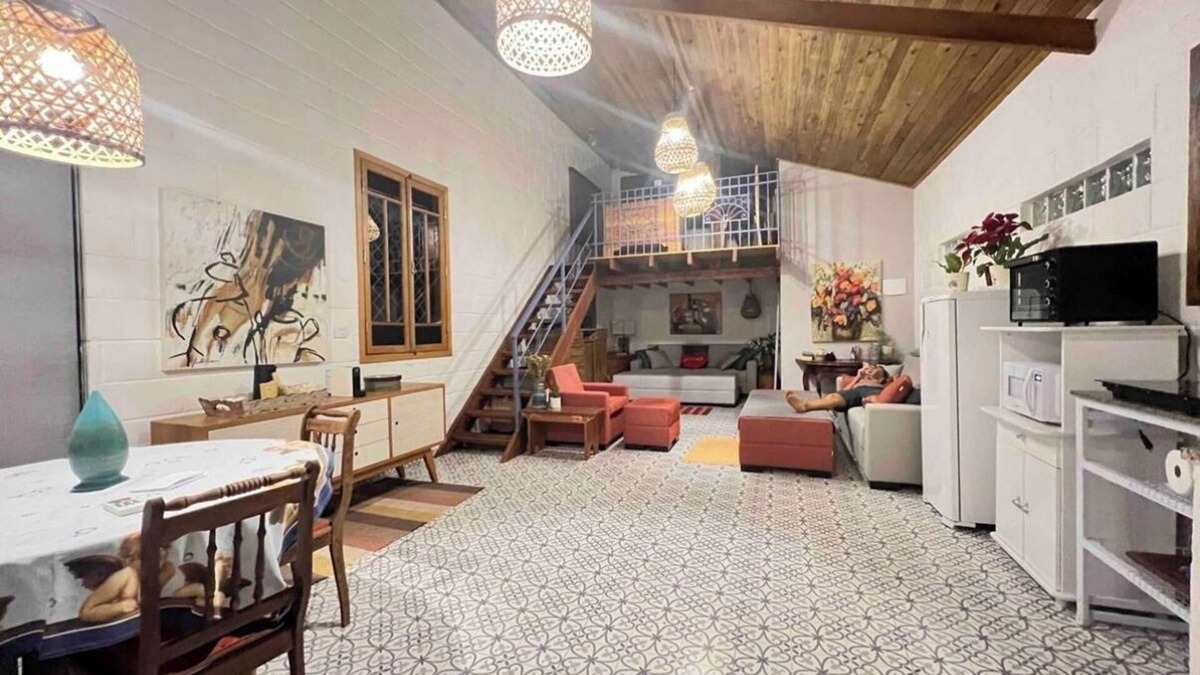 Engenheiro Coelho House | Cozy 1-bedroom chácara in charming Engenheiro Coelho with AC, fitness room, WiFi
