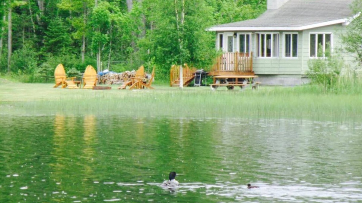 Levering Cabin | Cozy 2-bedroom cabin between Levering and Cheboygan on Lancaster Lake
