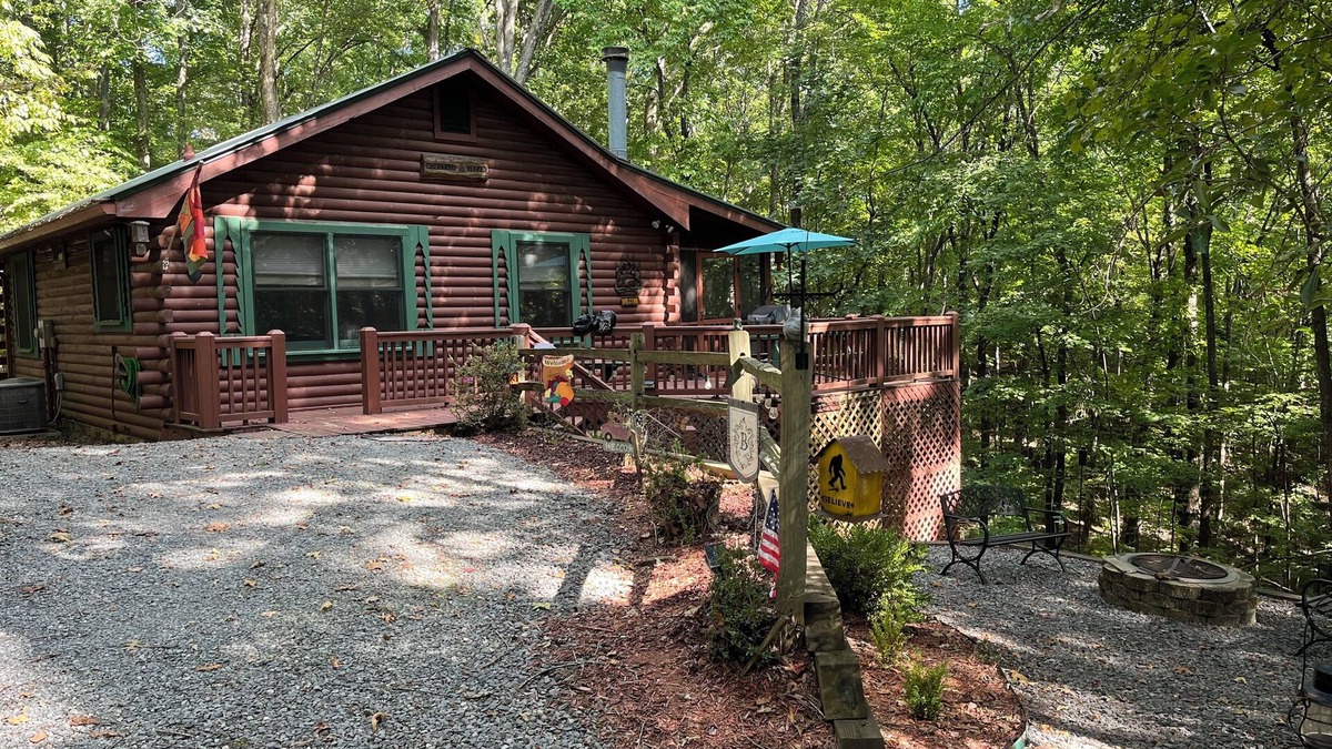 Blue Ridge Cabin | Cozy 2-bedroom, one bath cabin in amazing Blue Ridge mountains.with Wi Ac
