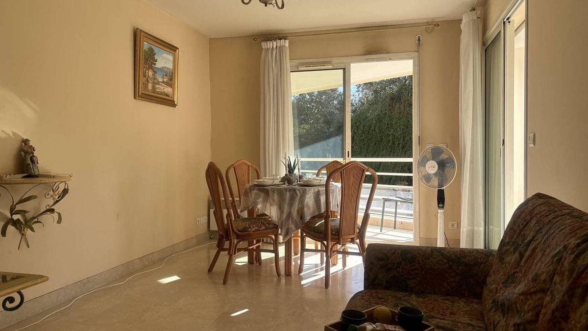 Juan-les-Pins Apartment | Cozy 2-Room Apt with Parking, Balconies & Near Beach in Juan-les-Pins