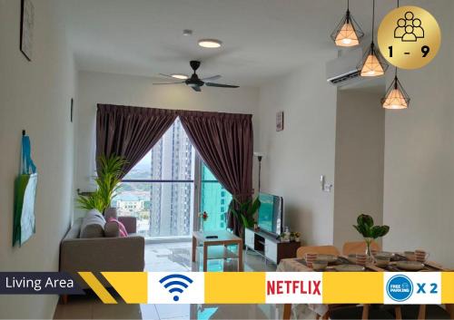 Shah Alam Apartment | Cozy 3R2B Relaxing Skyline Views #GA1