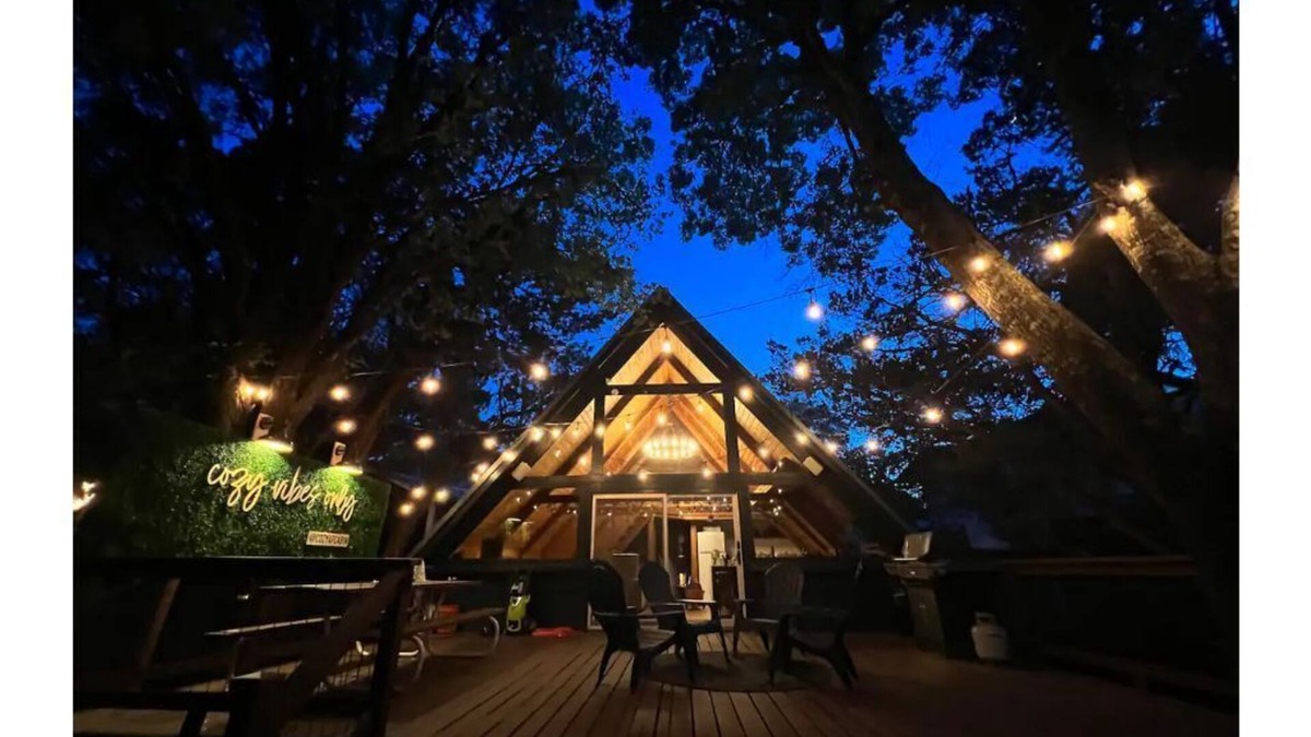 Point Pedernales Cabin | Cozy A-Frame Cabin