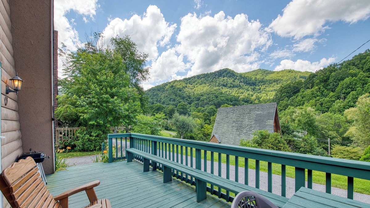 Maggie Valley Ski Chalet | Cozy A-frame Chalet in Maggie Valley - Stunning Views, Close to Skiing and More!