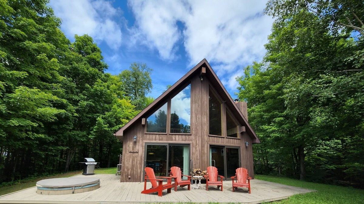 Whippleville Cabin | Cozy AFrame Cabin w/ Hot Tub overlooking Titus Mtn