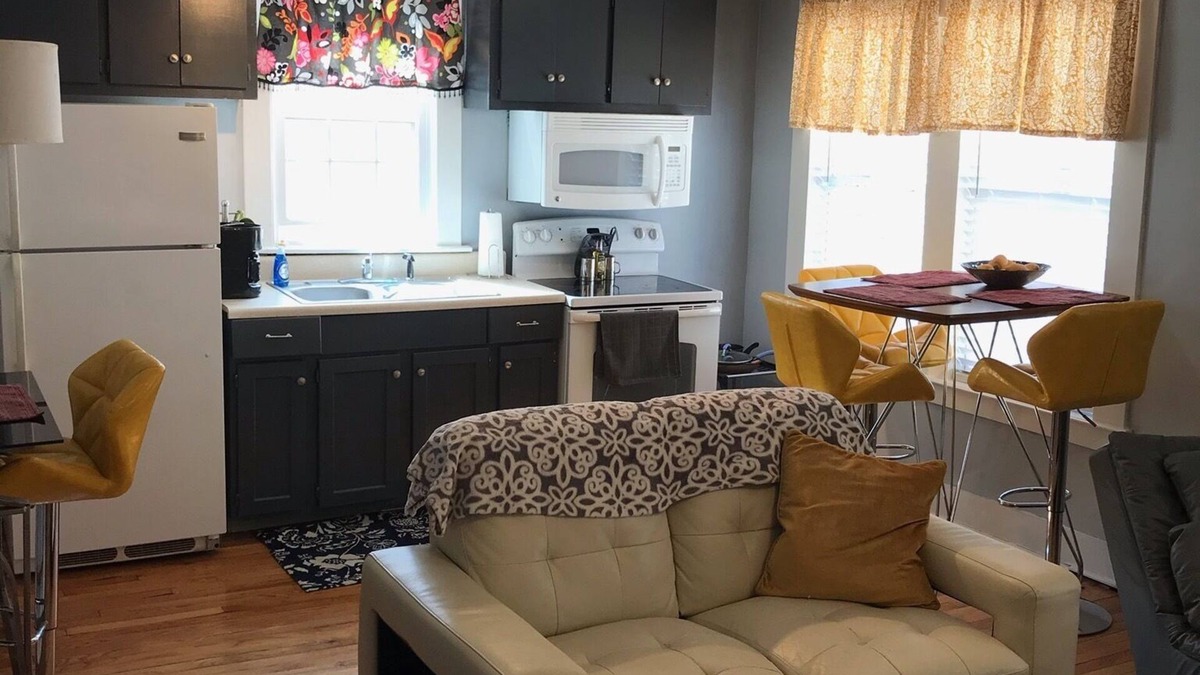 North Augusta Apartment | Cozy apartment overlooking the night lights of Augusta. Small but big on comfort