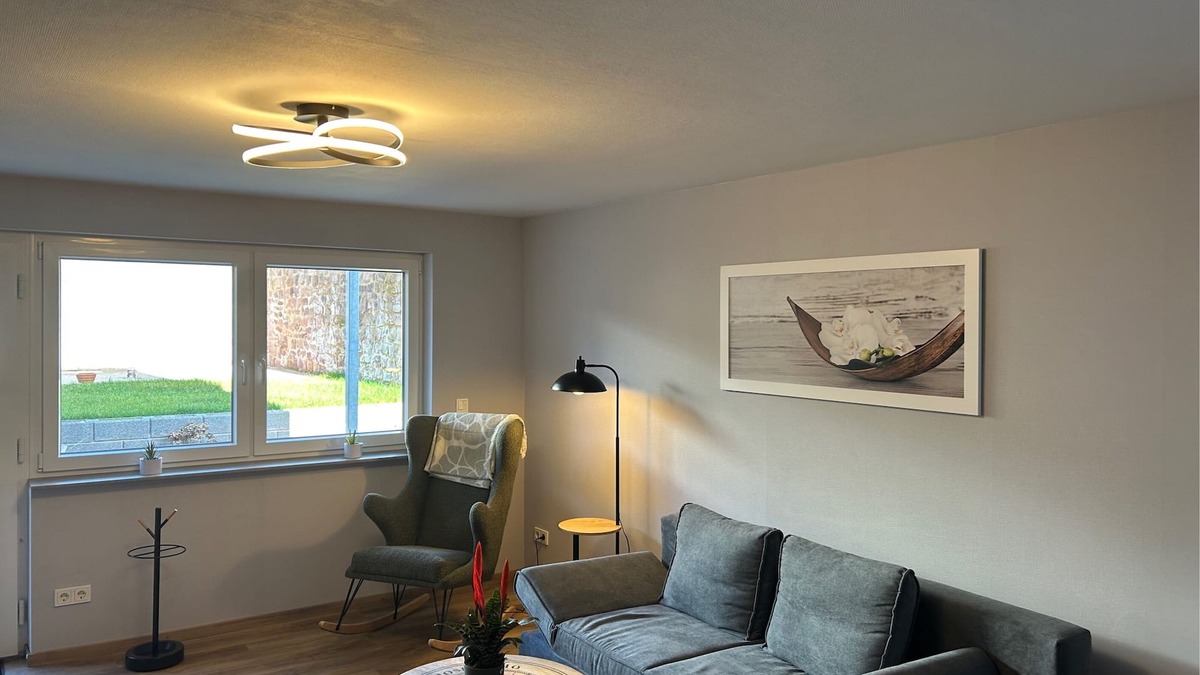 Heusweiler Apartment | Cozy apartment with terrace and garden view
