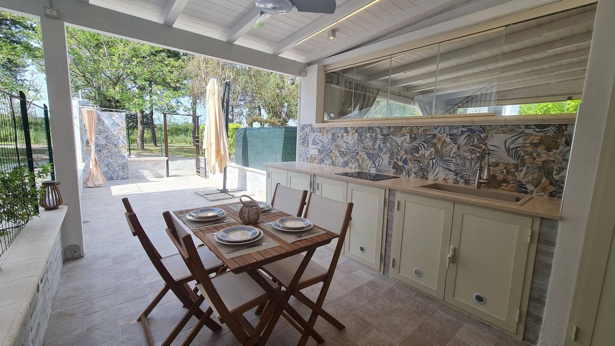Nocera Scalo House | Cozy beach house 150 mt from the beach kitchen and shower also outside
