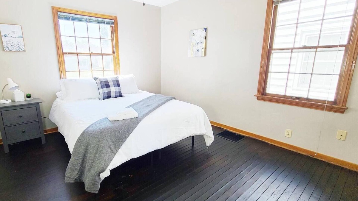 Fort Wayne House | Cozy bedroom A in cute neighbourhood W Free Wi-Fi.