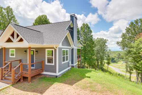 Blairsville House | Cozy Blue Ridge Cabin Game Room and Mountain Views