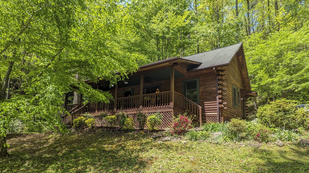 Rosman Cabin | Cozy Blue Ridge Mountain Cabin on 18 Acre Lot