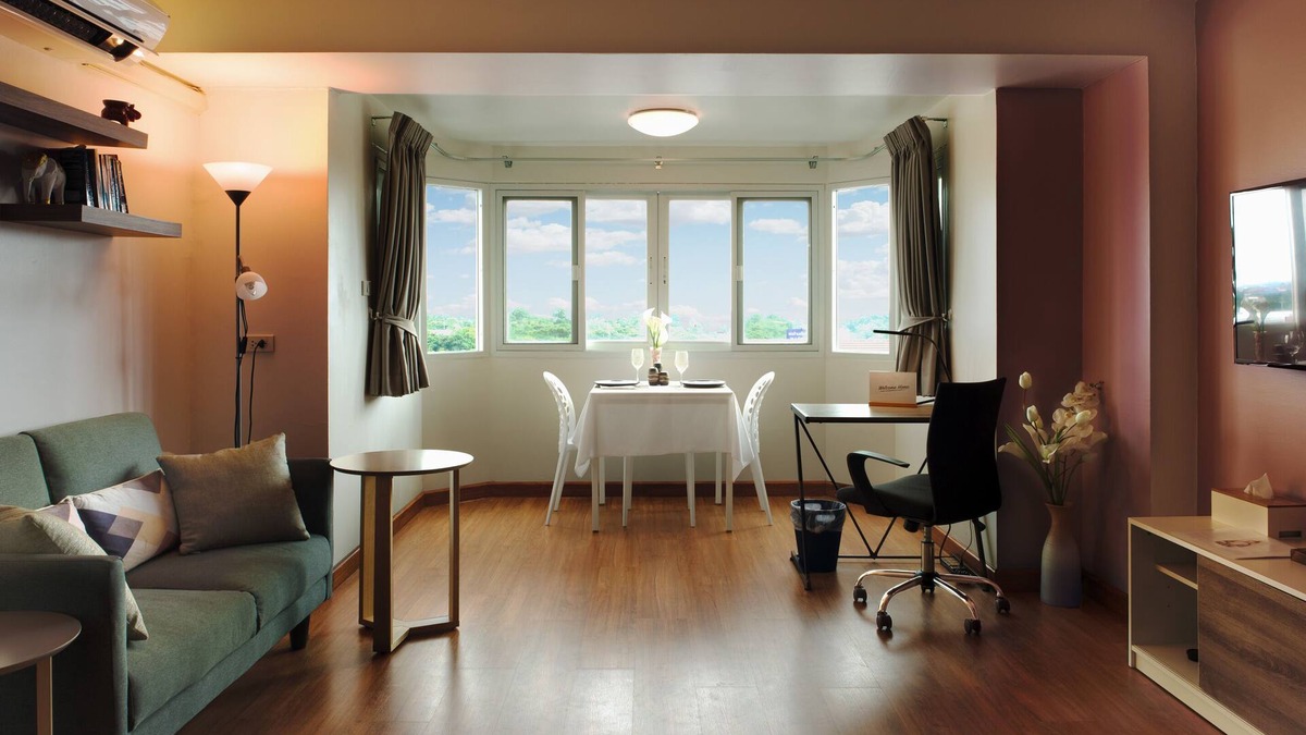 Nimman Apartment | Cozy & Bright Studio on Nimman rd. Panoramic view!