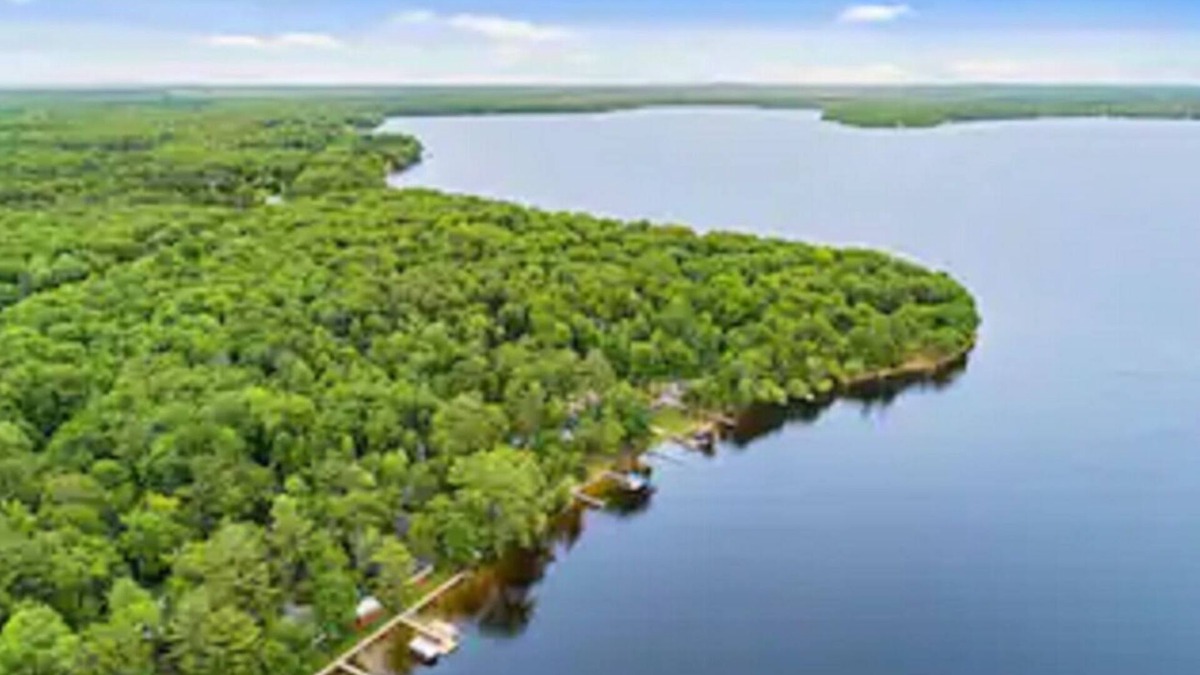 Carp Lake Cabin | Cozy Cabin -1 Min to Lake, BBQ, Firepit & Fast Wi-Fi