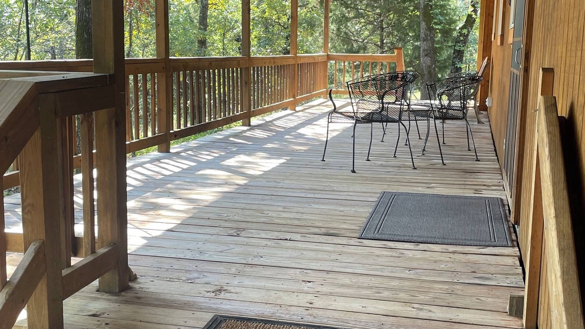 Bristow Cabin | Cozy cabin in a country setting with a private porch for relaxing and WiFi.