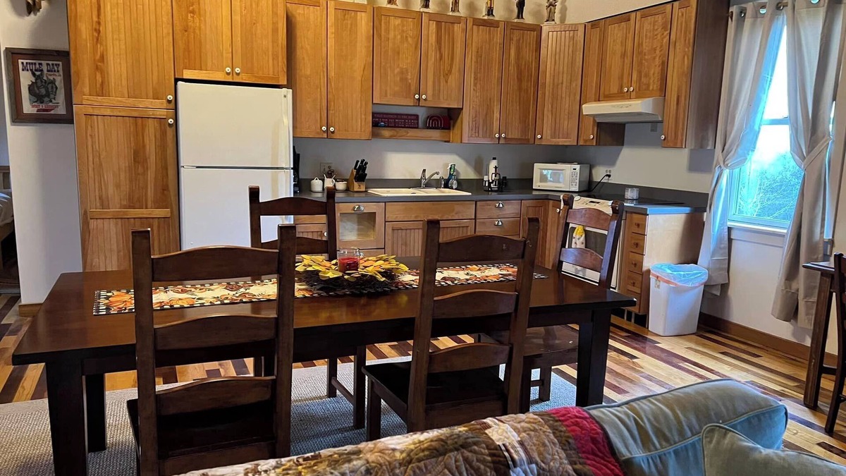 Maysville Cabin | Cozy Cabin, nestled on a 200 acre Horse Farm - family and pet friendly.