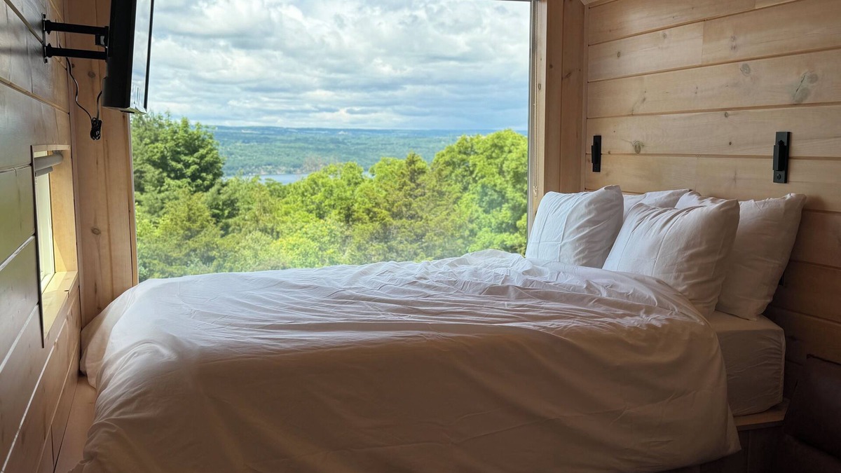 Burdett Cabin | Cozy cabin tucked in the heart of the finger lakes with a lake view and patio!