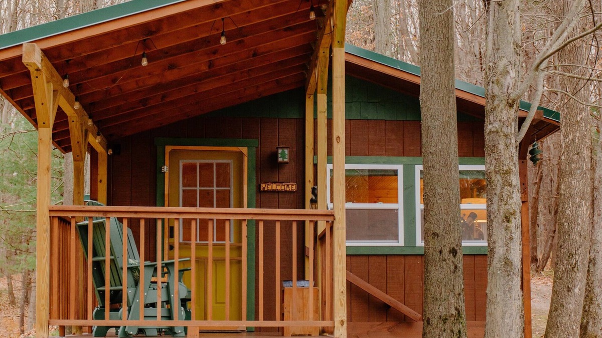 Rock Stream Cabin | Cozy Cabin with private woods in charming Rock Stream NY.