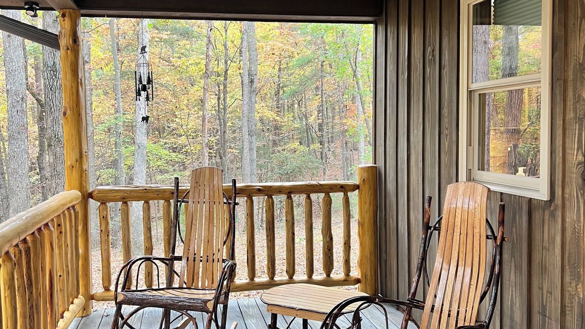 State Road Cabin | Cozy cabin with WiFi, gas logs, AC, and big window to watch wildlife in State Rd
