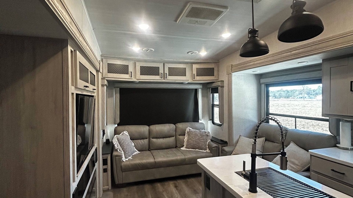 Yulee RV Rental | Cozy Camper on a mini farm with marsh front views!