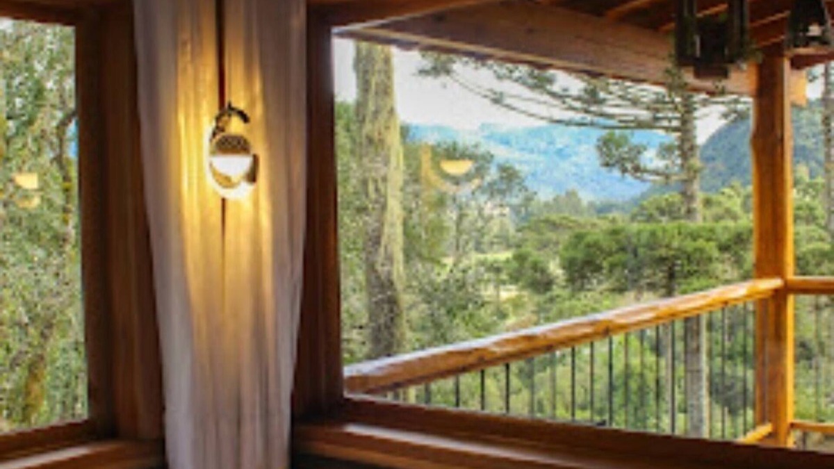 Urubici Cabin | Cozy couple's cabin with hot tub, air conditioning and heating