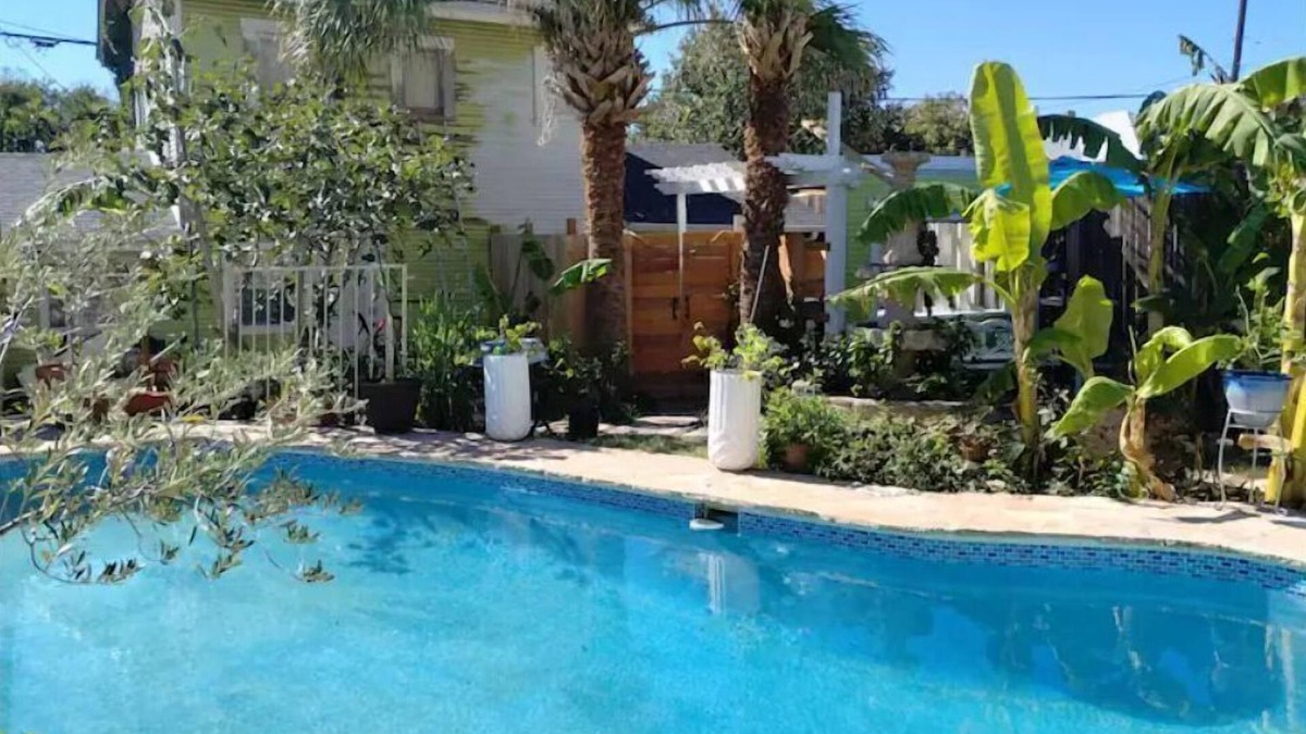Tobin Hill Apartment | Cozy Converted Carriage Guest House in Yropical Garden