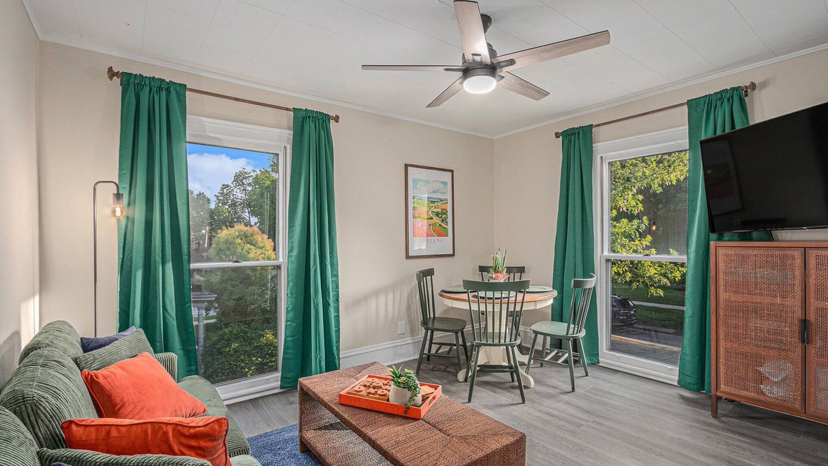 Valparaiso Apartment | Cozy Corner, Apartment 2S. Steps to shops & Dining