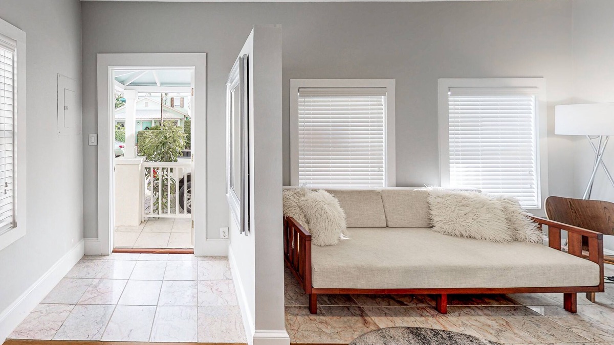 Old Town Apartment | Cozy cottage apartment with front porch & upgraded finishes - close to beach