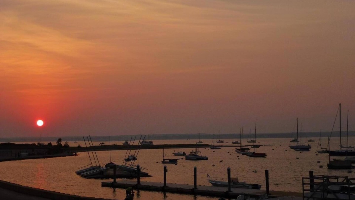 Watch Hill Condo | Cozy Downtown Condo with Gorgeous Water and Sunset Views