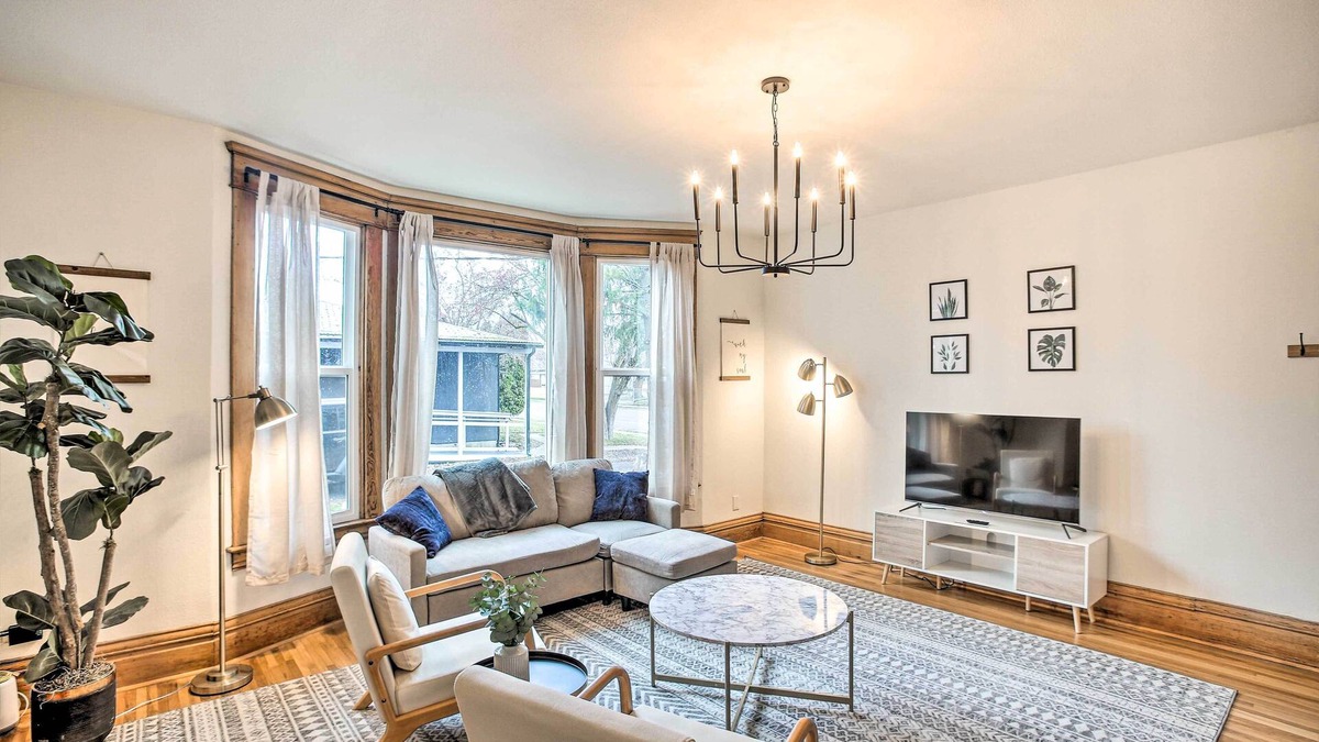 West Central Apartment | Cozy Eclectic Home ~ 1 Mi to Downtown Spokane