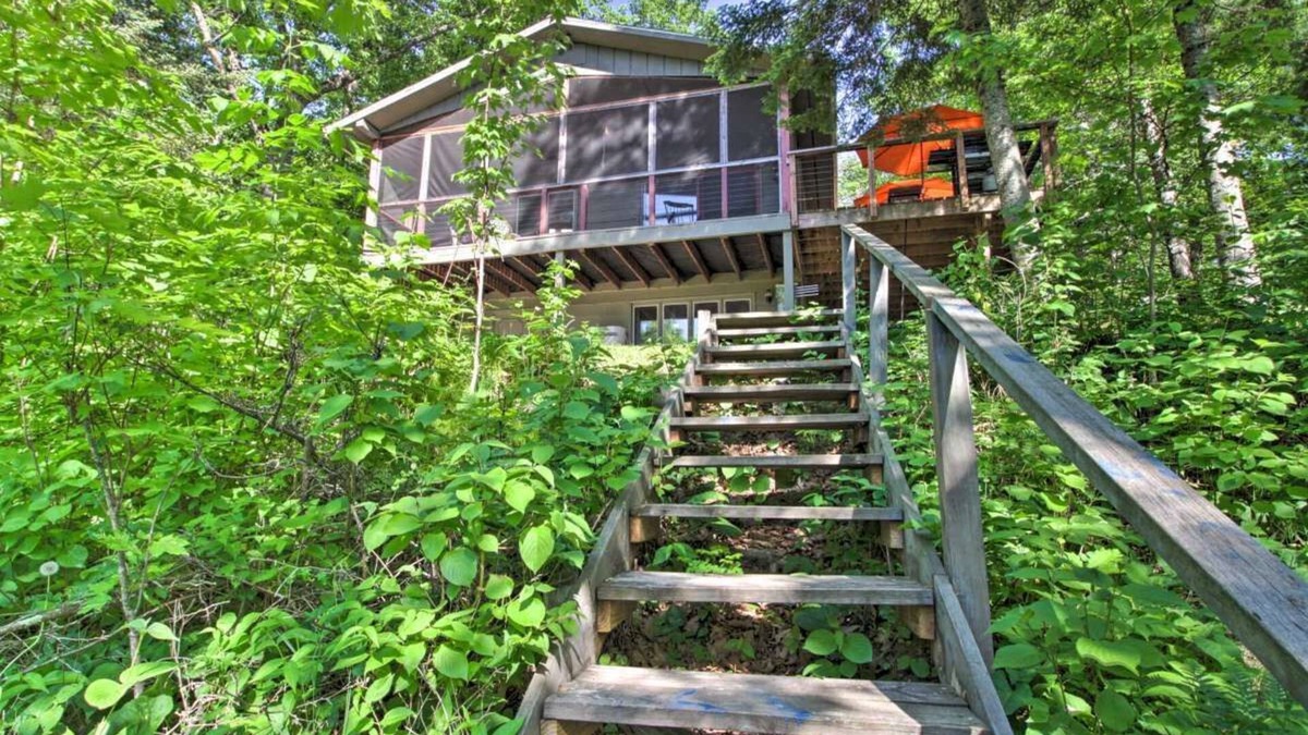 Remer Cabin | Cozy, Family Friendly Lake Cabin on Thunder Lake with Sunset Views
