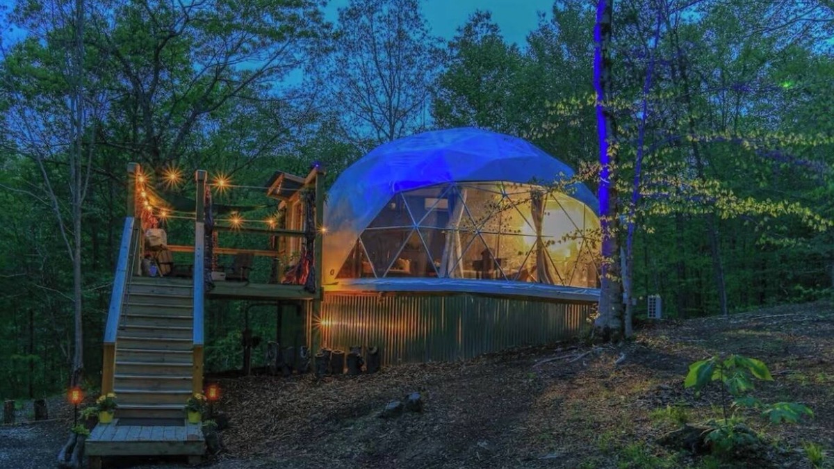 Tannersville Cottage | Cozy geosdesic dome near The Channels hiking trail