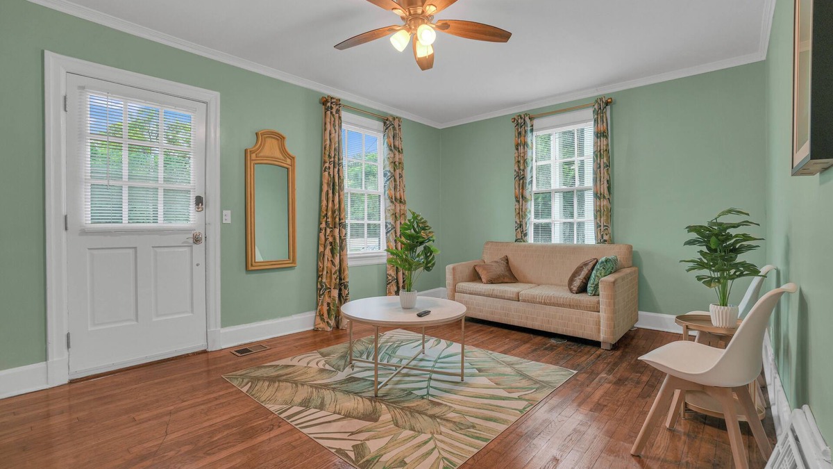 Montgomery Apartment | Cozy Green Haven, 1BR Flat Minutes from Downtown
