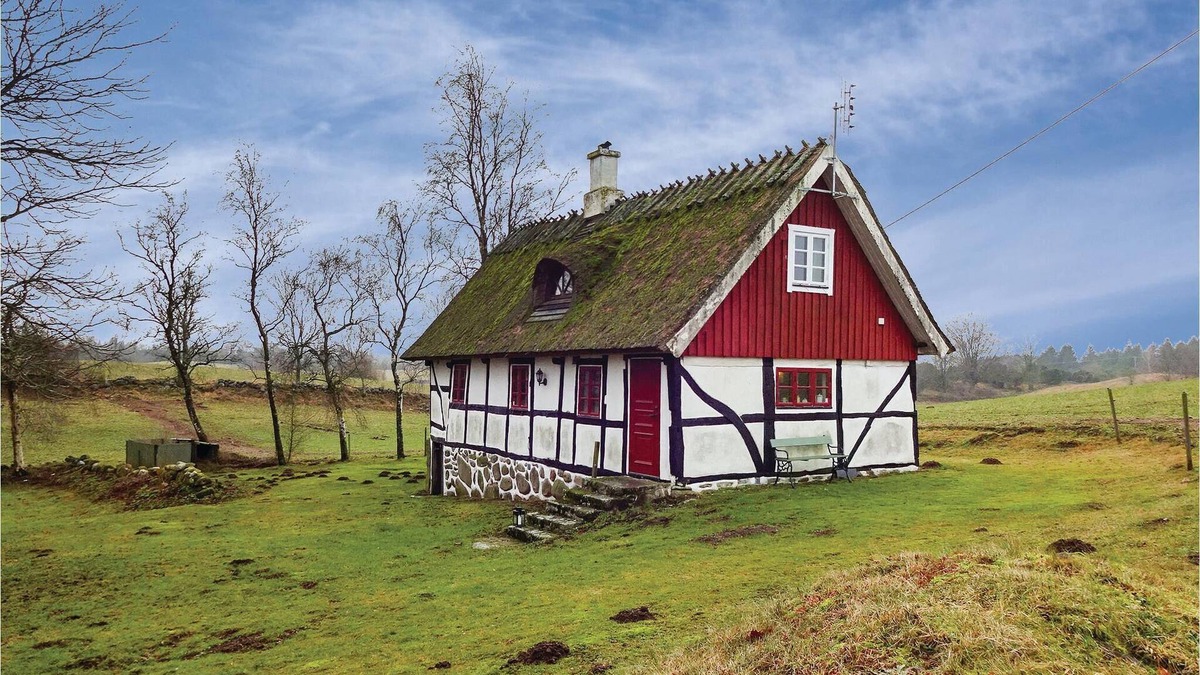 Andrarum House | Cozy half-timbered house with natural meadows as the nearest neighbors.