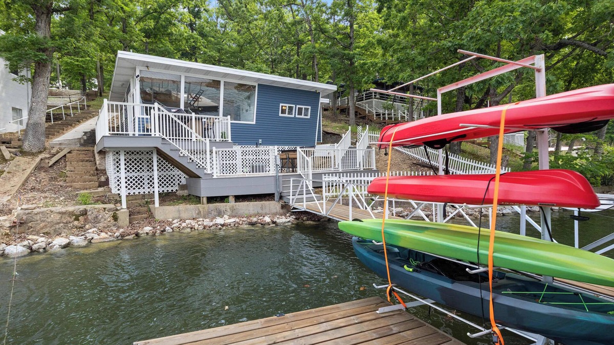 Rocky Mount House | Cozy Lake House with Dock