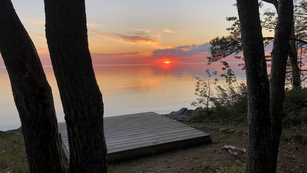 Cheboygan Cabin | Cozy Lake Huron A-Frame- Autumn Magic by the Water—Cozy Up with Stunning Fall Colors!