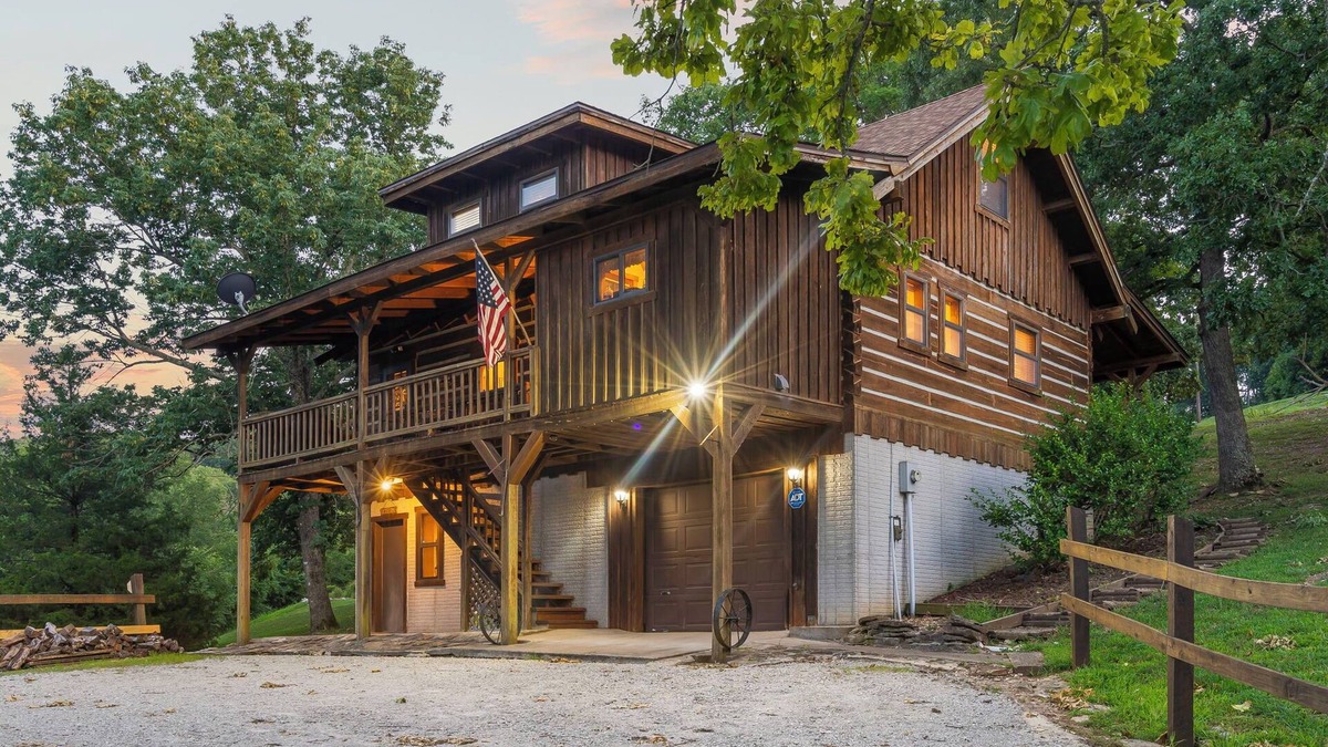 Blue Eye Cabin | Cozy Lake View Cabin. Great For The Whole Family with 26 acres to explore